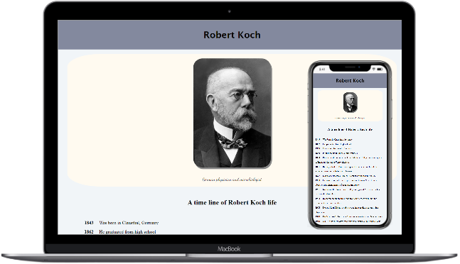 Koch tribute page